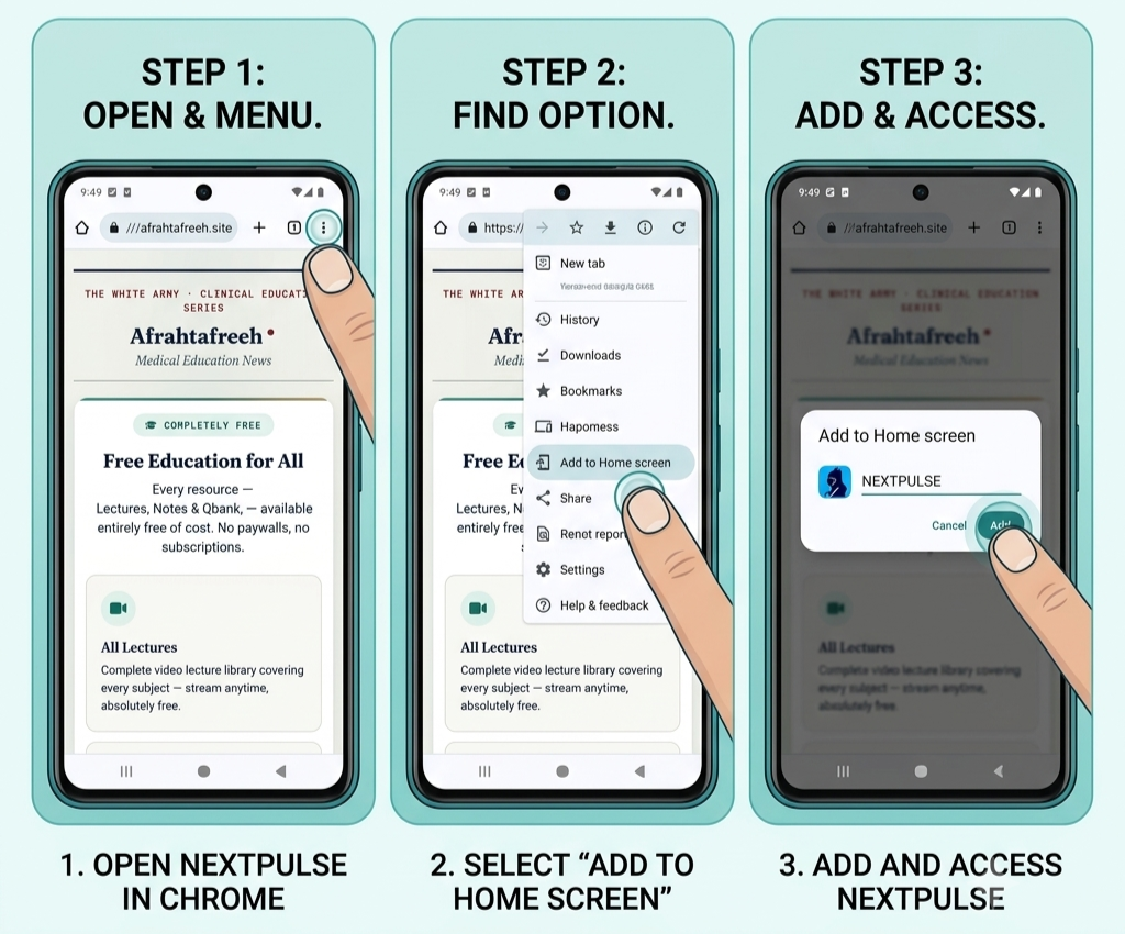 Android install steps