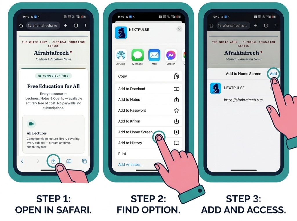 iOS install steps
